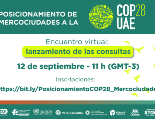 Lanzamiento virtual: Mercociudades invita a sus gobiernos locales a realizar aportes al Posicionamiento a la COP28