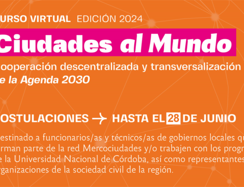 Postulaciones hasta el 28 de junio: Curso sobre cooperación descentralizada y transversalización de la Agenda 2030