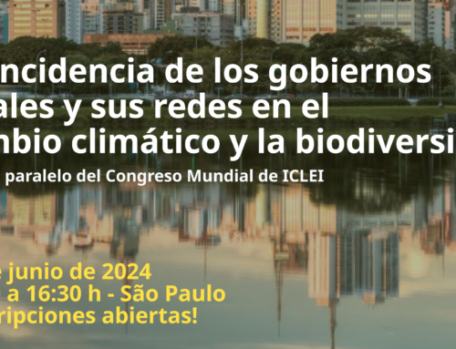 Inscrições abertas: Mensagens e demandas das cidades face às conferências sobre mudanças climáticas e biodiversidade