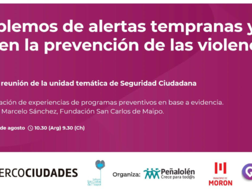 Martes 20 agosto / Conversatorio sobre alertas tempranas y su rol en la prevención de las violencias