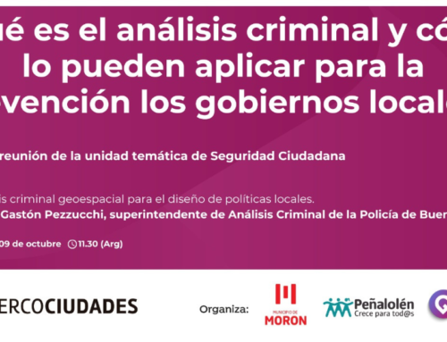 9 de outubro / Encontro virtual sobre análise criminal e segurança pública