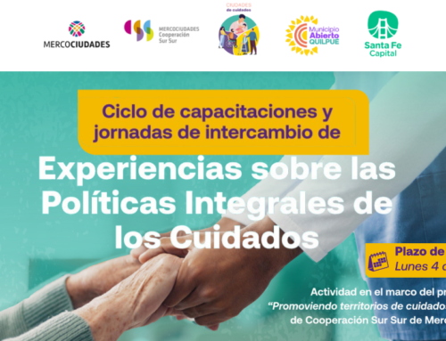 Inscrições abertas: Capacitação e intercâmbio de experiências sobre políticas de cuidado