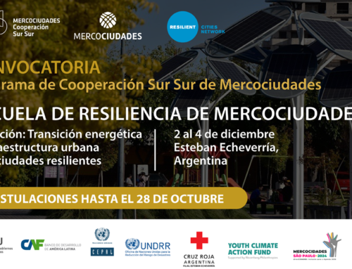 Convocatoria abierta: 7ª edición de la Escuela de Resiliencia de Mercociudades