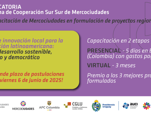 EXTENSIÓN DE PLAZO: Capacitación en formulación de proyectos regionales