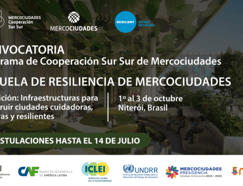 Postulaciones abiertas: 8ª Escuela de Resiliencia de Mercociudades