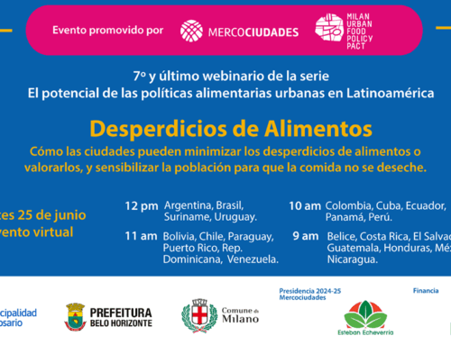 Webinario: Cómo las ciudades minimizan y revalorizan el desperdicio de alimentos